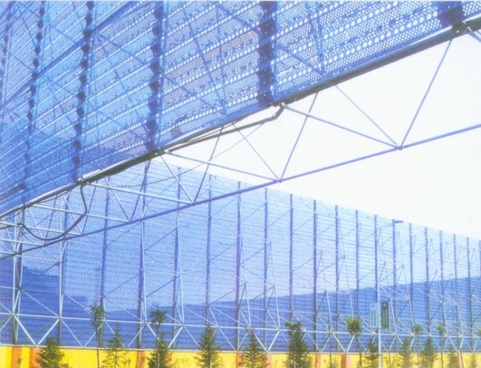 莱芜环保扫风墙网架工程
